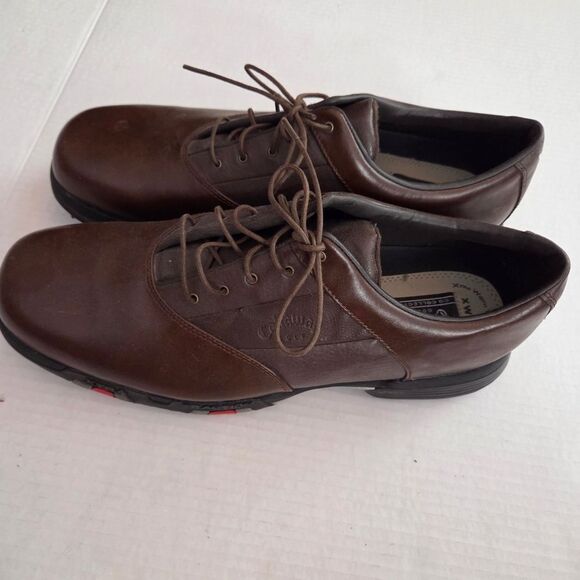 Vintage Callaway CG Collection Men's Size 13 Brown Leather Golf Shoes M138-45 - Picture 3 of 10